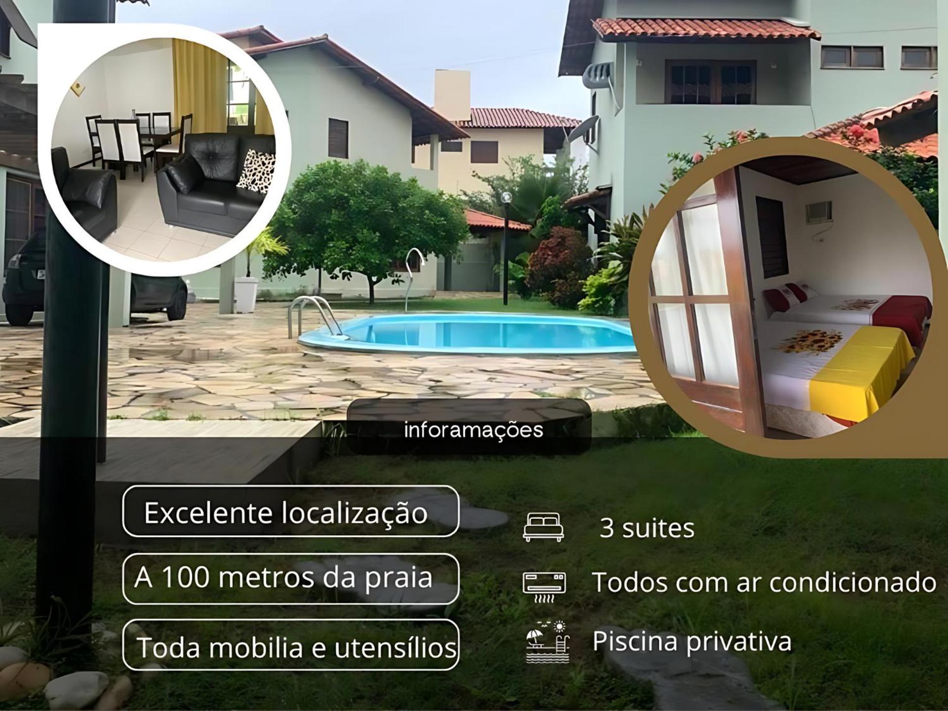 Casasveraneio Casa Com 3 Com Ar Condicionado A 100m Da De Barra De Sao Miguel, 8 Minutos Da Bonita E A 3 Do Gunga , Area De Lazer Privativa Com Piscina E Churrasqueira! Holiday home Barra de Sao Miguel